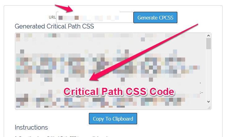 Pegasaas Critical Path CSS Generator